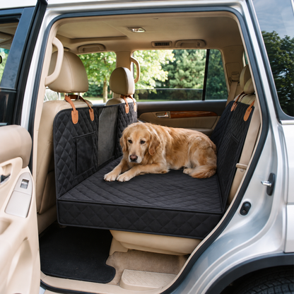 Voyager Waterproof Hard Bottom Dog Car Seat Cover