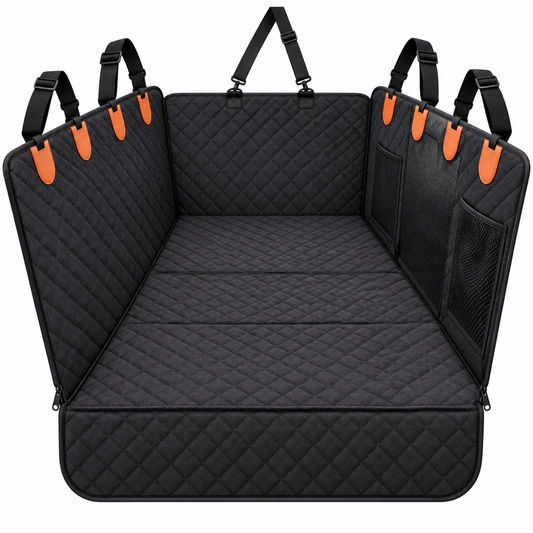 Voyager Waterproof Hard Bottom Dog Car Seat Cover