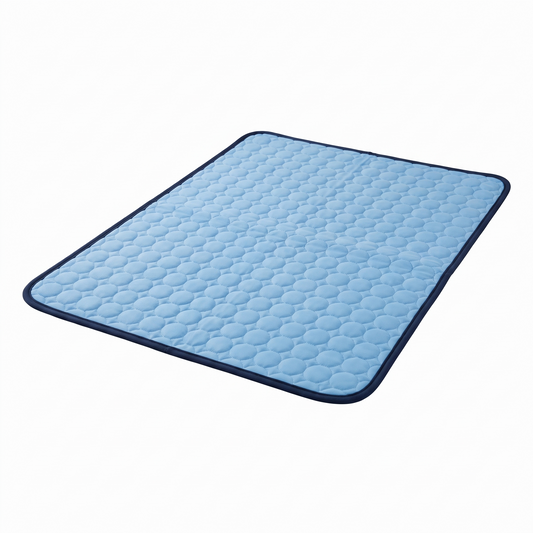 Frostbed gel cooling mat for dogs and cats on a white background
